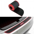 90cm Universal Car Rear Trunk Sill Bumper Guard Protector Rubber Pad Thickened And Beautiful Cover Strip|Styling Mouldings| -