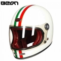 BEON full face glassfiber motocross helmet beon B510 vintage motorcycle professional retro Helmets ECE certification|Helmets|