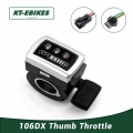 Ebike Thumb Throttle 106DX 36V 48V Speed Controller 6 Wires Ebike Accessories Throttle with Power Switch|Electric Bicycle Access