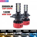 Carheadlight 20000lm Led H7 H4 H1 H3 H8 H11 9005 Hb3 Hb4 9006 110w 4500k 6500k 8000k 9012 Auto Headlamp Fog Light Bulbs 12v - Ca