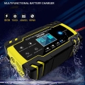 Automatic Smart Battery Charger 12v/8a 24v/4a Maintainer Car Motorcycle Scooter Deep Cycle Agm Gel Vrla Lifepo4 Battery Charger