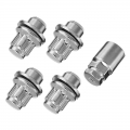 5Pcs Wheel Lug Bolt Stud Nut Car Locking Wheel Bolt Nuts M12 x 1.5 For Toyota Aluminum Alloy Wheel Bolts Tire Anti theft Screws|