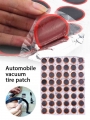 48Pcs 25mm Motorcycle Tire Patch Bicycle Autocycle Tire Repair Piece Round And Square Rubber Patch Piece Tire Repair Tools New|T