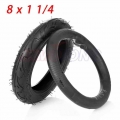 8 inch tyre 8X1 1/4 Scooter Tire & Inner Tube Set Bent Valve Suits Bike Electric / Gas Scooter Tyre|scooter ti