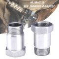 2pcs 304 Stainless Steel Oxygen Sensor Extender Extenders Spacer Extension Adapter M18x1.5 O2 Sensor Ports Plugs - Exhaust Gas O