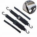 A0NE Boat Transom Tie Downs Straps with Quick Release Buckle Universal Trailer Strap Retractable Transom Tie Down|Marine Hardwar