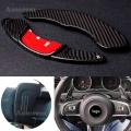 Carbon Steering Wheel Shift Paddle Extension Shifters For Volkswagen Vw Golf 7 Golf7 2015- Gti R Mk7 Mk7.5 R Scirocco - Steering