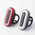 Deemount Cycle Tail Light Bike Rear Lamp USB Charge Warning Safety Lantern Oval shaped 30 LED chips COB Up to 18hrs Runtime|Bicy