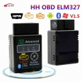 Car Auto Diagnosis Scanner V2.1 Obd2 Hh Obd Elm327 Works Android Torque Bluetooth Elm327 New Obd Interface Elm 327