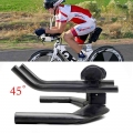 Zniino No Logo Tt Handlebar Bike Parts Cycling Bicycle Accessories New Full Carbon Road Handlebar Rest Bar Ends 31.8mm 638g - Bi