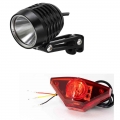 Ebike Light Led 6v 12v For Bafang Bbs02 Bbshd Mid Motor Electric Bike Headlight 2.4w With Cnc Aluminum Housing E Bike Light - El