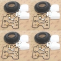 4SET For GSX750F 1998 2006 Katana 750 GSF1200 2001 2006 Bandit 1200 Carburetor Repair Kit Plunger vacuum diaphragm Float|Carbure