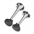 2pcs Dual Air Horn Trumpet Super Loud Universal Train Car Truck Boat - Multi-tone & Claxon Horns - ebikpro.com