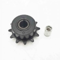 Bicycle Chain Sprocket For Electric Bike Motor MY1016Z 12T Left Drive Freewheel For MY1018/ Teeth Mid drive Motor black Flywheel