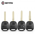 Keyyou Car Key Shell 2/3 Buttons Remote Case For Lexus Es Rx Is Lx Gs Is200 Rx300 Es300 Ls400 Gx460 For Toyota Uncut Toy48 Blade