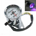 New LED Signal Light Backlight Motorcycle Speedometer Dual Odometer Gauge For Harley Honda Yamaha Cafe Racer Universal|speedomet