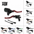 1" 25mm Universal Motorcycle Brake Clutch Master Cylinder Hydraulic Pump with Adjustable Levers For Honda SHADOW Yamaha Suz