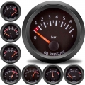 52mm Car Gauge 2" 12v Oil Pressure Gauge Water Temp Oil Temp Oil Press Fuel Volts Gauge Air Fuel Ratio Boost Exhaust Temp M