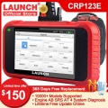 Launch X431 Crp123e Car Obd2 Diagnostic Tools Auto Obd Scanner Engine Abs Airbag Srs At Code Reader Free Update Online Pk Crp123