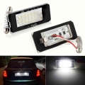 2PCS White 18SMD Car LED License Plate Light Lamp Beads for Mini Cooper R56 R57 R58 R59 Car Light Source Error Free|Signal Lamp|