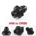 Male Adapter Fitting ORB 6 O ring Boss AN6 6AN to AN6 6AN Black TT101903|Fuel Supply & Treatment| - ebikpro.com