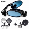 Motorcycle Mirrors Bar End Rear View Handlebar End Mirror 22mm For KAWASAKI Ex650 Z1000Sx Zx9R Er6N Z750 Vulcan S 650 Zr7 Vn800|