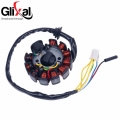 Glixal GY6 125cc 150cc 11 coil Magneto Alternator Stator for Chinese Scooter Moped ATV Go Kart Quads 152QMI 157QMJ Engine (4+2)|