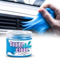 Car Interior Dashboard Cleaning Slime Gel Dust Remover Air Vent Gap Home Keyboard Gap Corner Cleaner Wash Mud 160g/can - Plastic