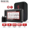 MUCAR VO6 OBD2 Scanner Newest Scan Tool Car Diagnostic Scanner for All Cars Free 28 Special Service All Systems Diagnostic Tools