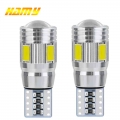 2x T10 W5W Car LED Turn Signal Bulb Canbus Auto Interior Dome Reading Light Wedge Side Parking Reverse Brake Lamp 5W5 5630 6smd|