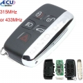 315mhz / 433mhz 5 Button Smart Key For Land Rover Range Rover Evoque /sport 2012-2015 Side With Words - Car Key - ebikpro.c