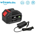 18V Tool Battery Electric Wrench Angle Grinder Car Washer Power Lithium Battery Pack Power Tool Battery For Makita 18v battery|C