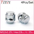 4pcs M12x1.25 Oem Oe Stock Factory Wheels Rims Acorn Lug Nuts 19hex For Suzuki Nissan Subaru Infiniti - Nuts & Bolts - Offic