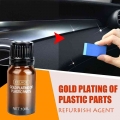 10ml Plastic Parts Refurbish Agent Coating Paste Maintenance Car Cleaner Plastic Parts Retreading Agent Car Interior Cleaner|Lea