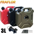 Motorcycle 3L Portable Jerry Can Gas Fuel Tank Plastic Petrol Car Gokart Spare Container Gasoline Petrol Tanks Canister ATV UTV|