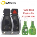 Datong Wolrd Remote Control Key For Mercedes Benz W204 W207 W212 W164 W166 W216 W221 W251 Keyless Go VVDI FBS3 Promixity Card|Ca