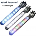 Wind Powered 8 Led Car Light External Drl Running Lights Headlight Fog Light Lamp Auto Daylight Wind Energy Without Wiring - Sig