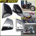 2x Motorcycle Chrome ABS Plastic Side Battery Fairing Covers Protector Accessories For Honda VT1100 Shadow ACE Aero Sabre 99 08|