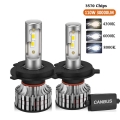 110w 30000lm H4 Led H7 Canbus H1 H8 H9 H11 9005 Hb3 9006 Hb4 9012 Car Led Light Headlight Turbo Lamp 4300k 6000k 8000k 12v - Car