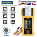 Autool Bt760 Car Battery Tester With Printer 6- 32v Color Screen Battery Test & Cranking Test & Charging Test & Max