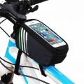 Rainproof Bicycle Bag Frame Front Top Tube Cycling Bag Reflective 6.5in Phone Case Touchscreen Bag MTB Bike Accessories|Bicycle