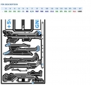 Integrated USB Flash Drive SD TF UFD MSD Card Data Recovery Definition Pin Drawings for Flash Extractor or PC3000 Flash| | - O