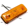 1PCS 4 LED Side Marker Light Indicator Lamp Bus Truck Trailer Lorry Caravan 10~30V E8|Truck Light System| - Ebikpro.com