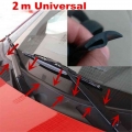 2/1.8/1.7m Seal Strip Trim For Car Front Windshield Sunroof Weatherstrip Rubber Black Plastic Panel Seal Strip - Fillers, Adhesi