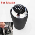 For Mazda 3 Bk Bl (06-12) 5 Cr Cw (05-13) For Mazda 6 Ii Gh (07-12) Cx-7 Er (06-12) 5 6 Speed Car Gear Shift Knob Accessories -