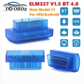 Super MINI ELM327 HW V1.5 OBD2 Code Reader Tool ELM 327 1.5 CAN Chip Bluetooth 4.0 For Android/IOS OBD2 Scanner|Code Readers &am