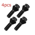 4pcs Car Wheels Lug Bolts Wheel Lug Bolt Nut For BMW E90 E91 E92 E93 3 Series 36136781150 Black Metal|bolt nut|lug boltwheel lug