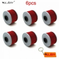 6x Oil Filter For Honda XR650L XR250R XR400R CBR250R CBR300R CB300F CBX250 CRF250L TRX700XX GB400F NX250 NX650 ATC250ES SLR650|o