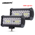 Anmingpu 4" 7" 60w 120w Led Light Bar For Truck Car Tractor Suv 4x4 Boat Atv Combo Led Bar Work Light Offroad Driving