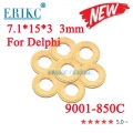 9001 850C Diesel Injector Washer Shims Copper Rings Gasket 9001 850C 9001850C Thickness 7.1*15*3 3mm for Delphi|Fuel Injector|